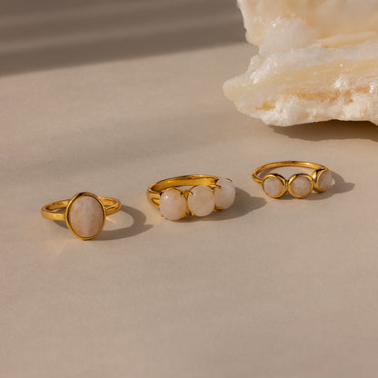 Cosmic Moonstone Ring