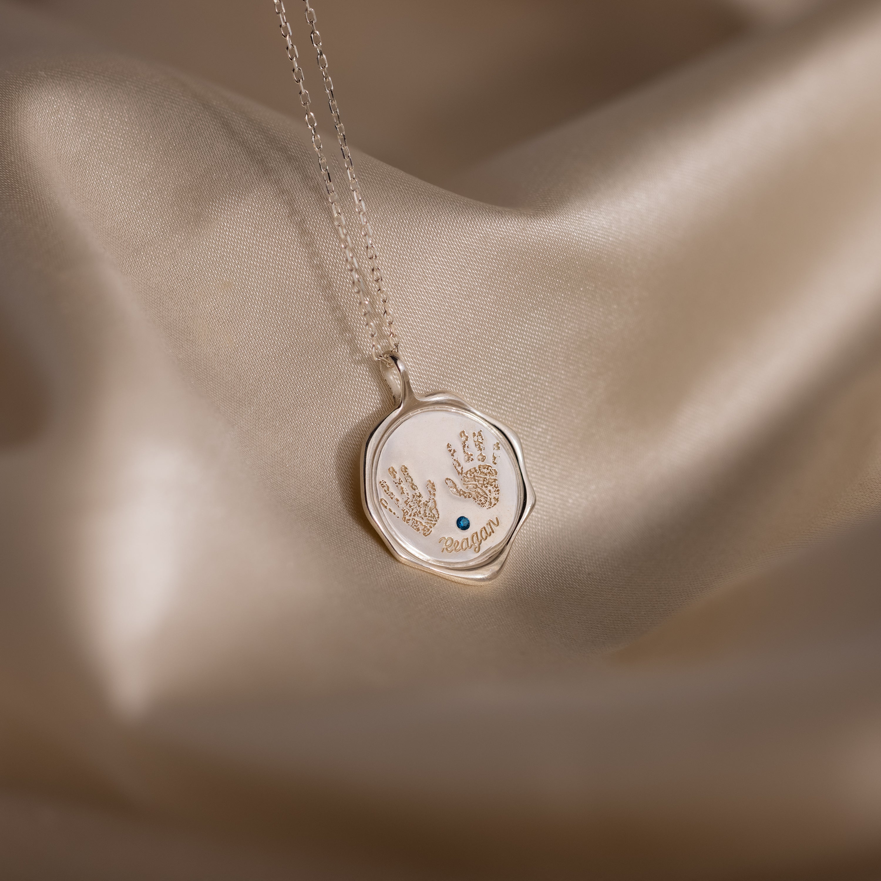 Baby Hand & Footprint Necklace