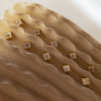Pearl Clover Letter Bracelet