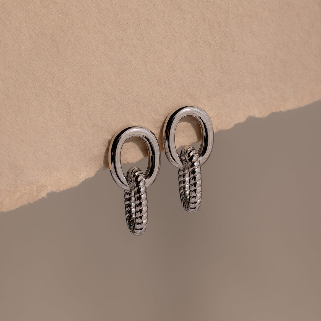 Twisted Link Earrings