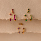Birthstone Earring Trio Set