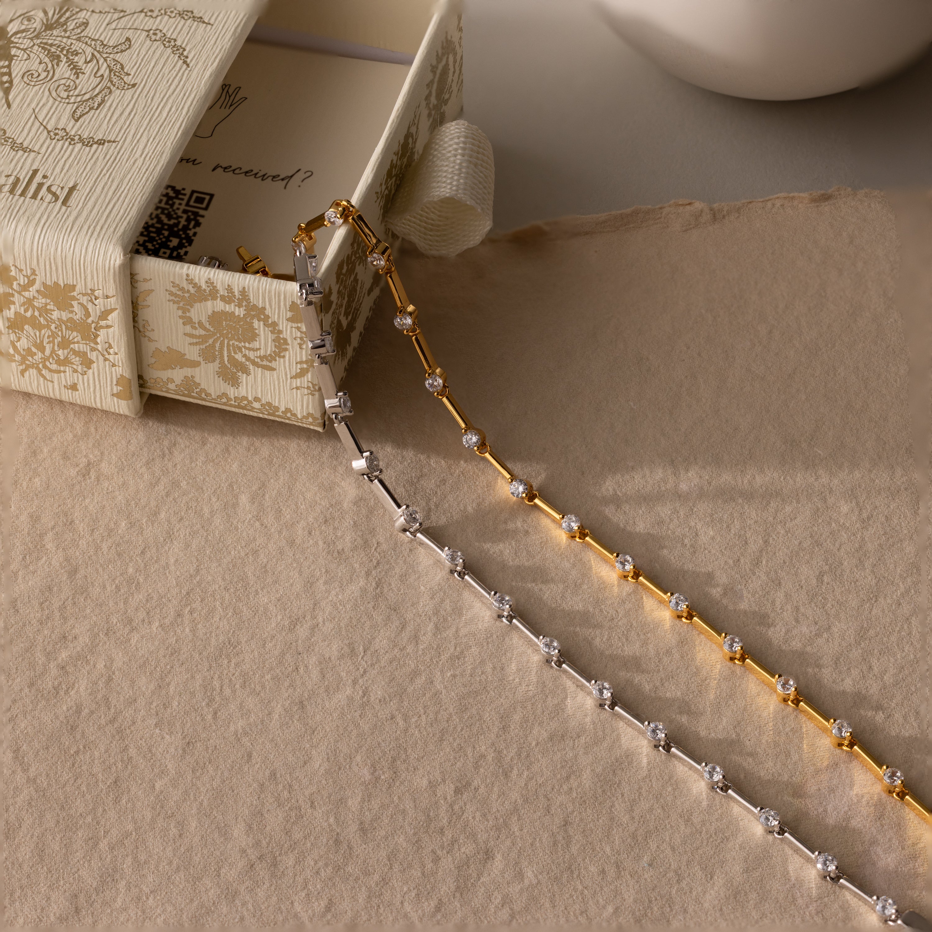 Sprinkle Diamond Tennis Bracelet