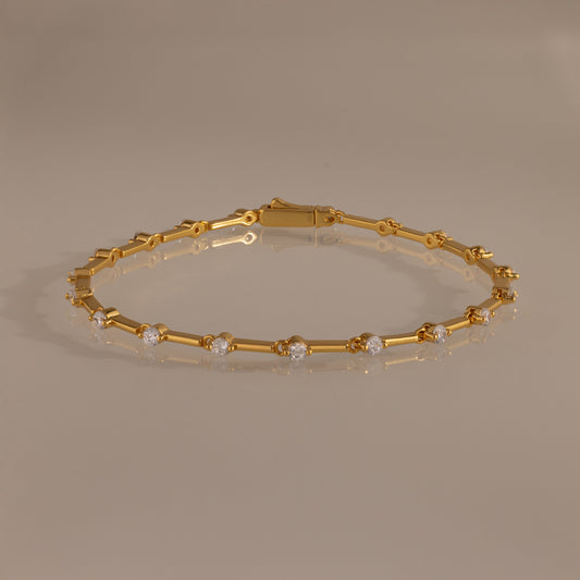 Sprinkle Diamond Tennis Bracelet