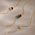 Multiple Marquise Birthstone Bracelet