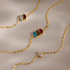 Multiple Marquise Birthstone Bracelet