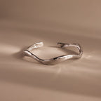 Organic Wavy Cuff Bracelet