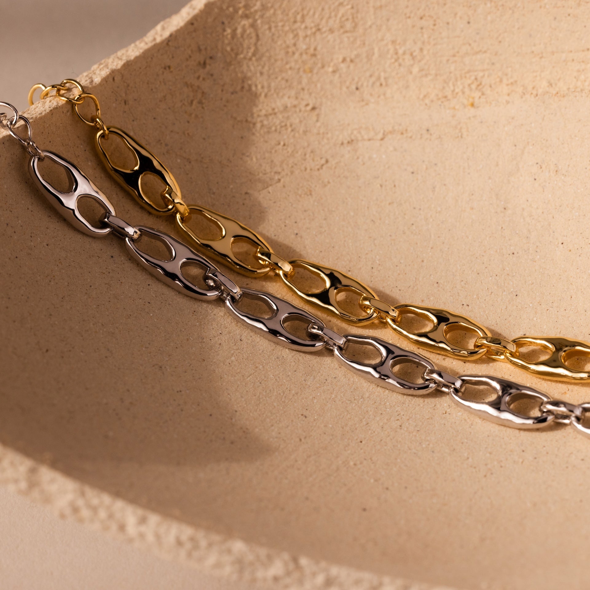 Organic Mariner Chain Bracelet