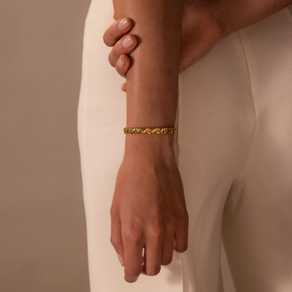 Diamond Elephant Tennis Bracelet