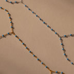 Ocean Beaded Hand Chain Bracelet