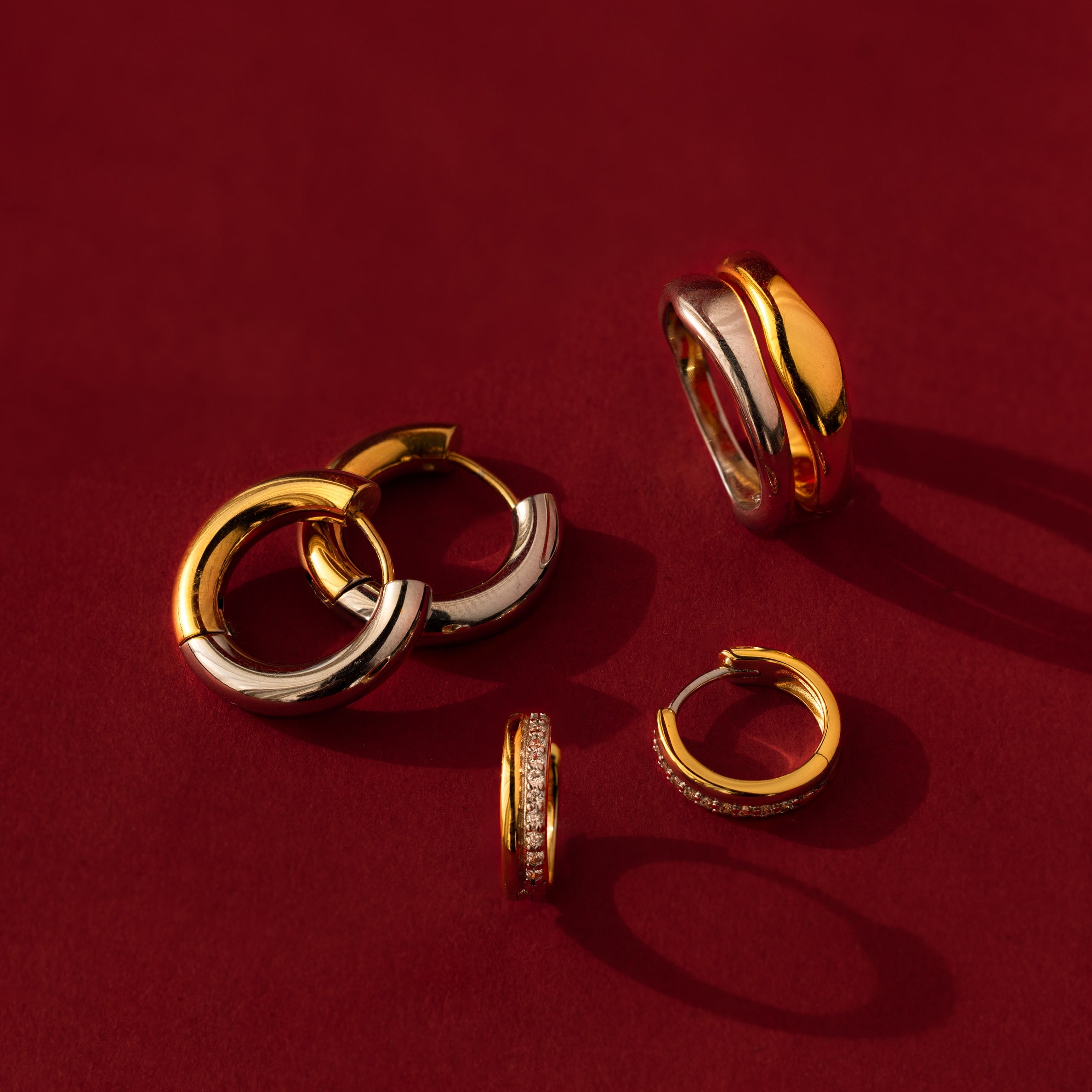 Duo Form Ring Set