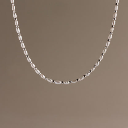 Beaded Pearl Necklace