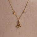 Holiday Diamond Tree Necklace