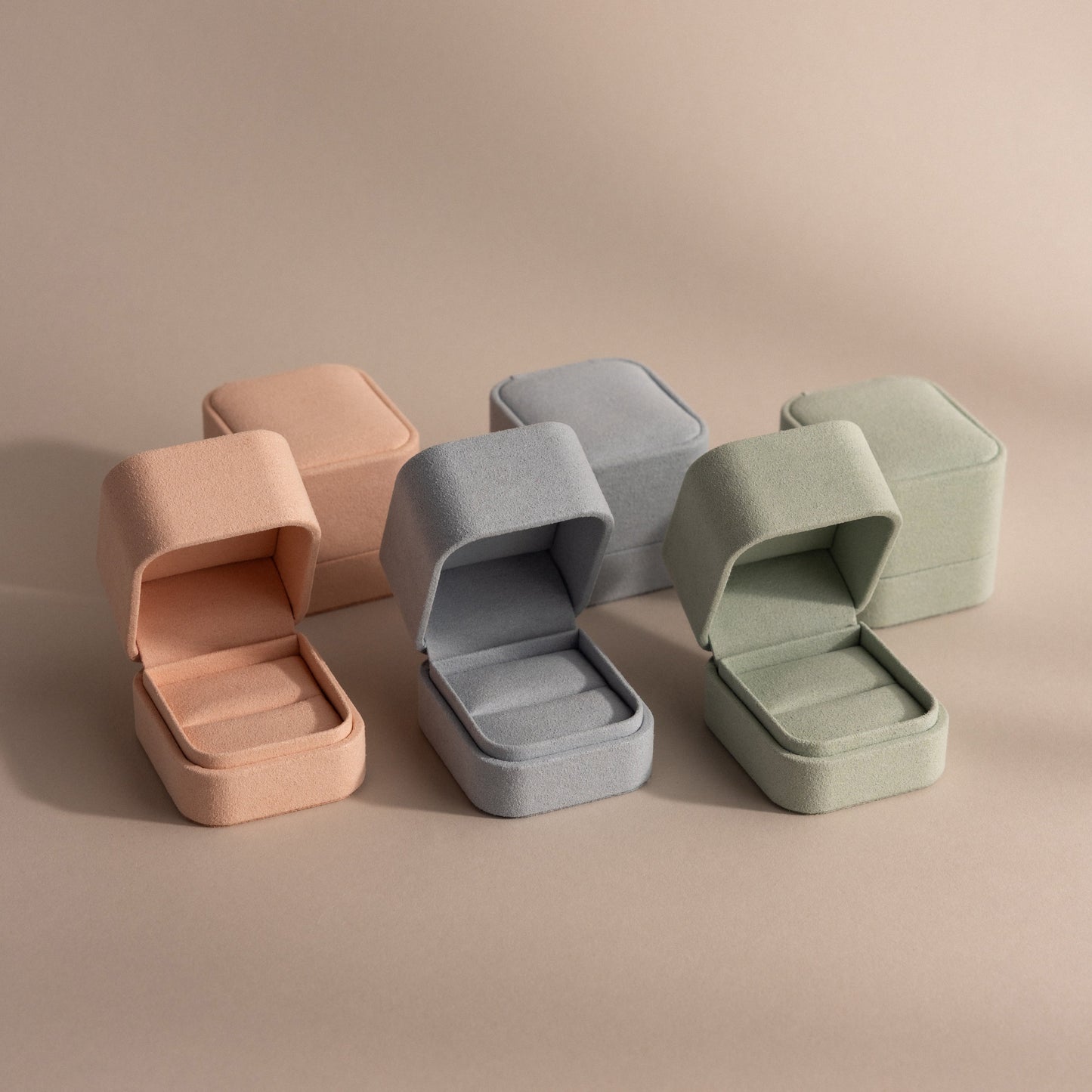 Suede Ring Box