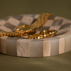 Checkered Jewelry Dish