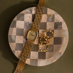 Checkered Jewelry Dish